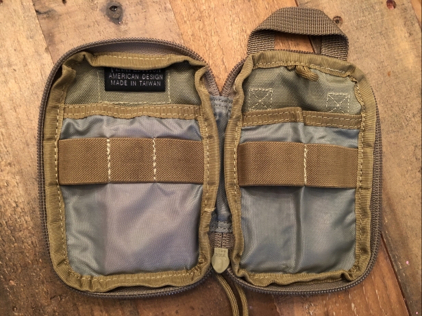 Inside of the Maxpedition EDC pouch