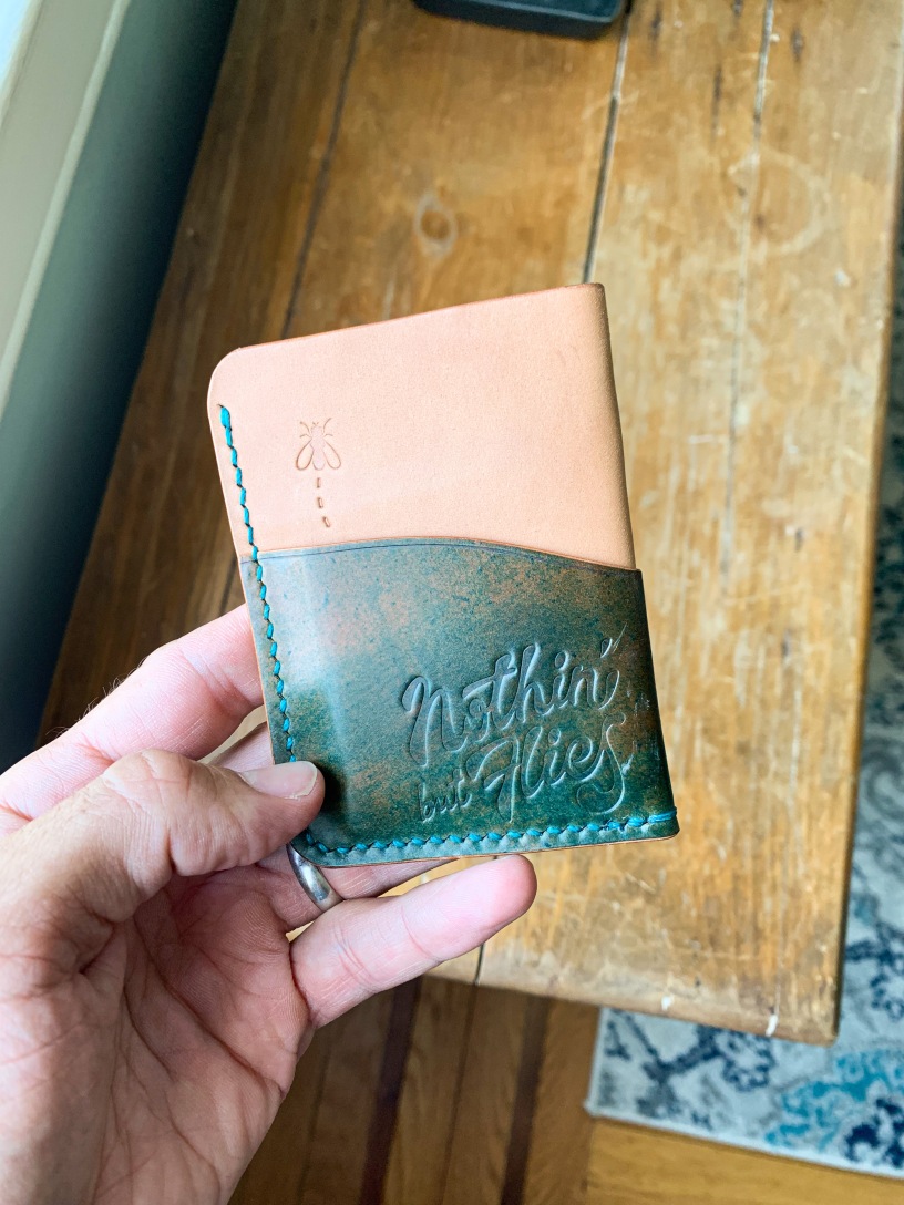 Leather card wallet from nothin but flies