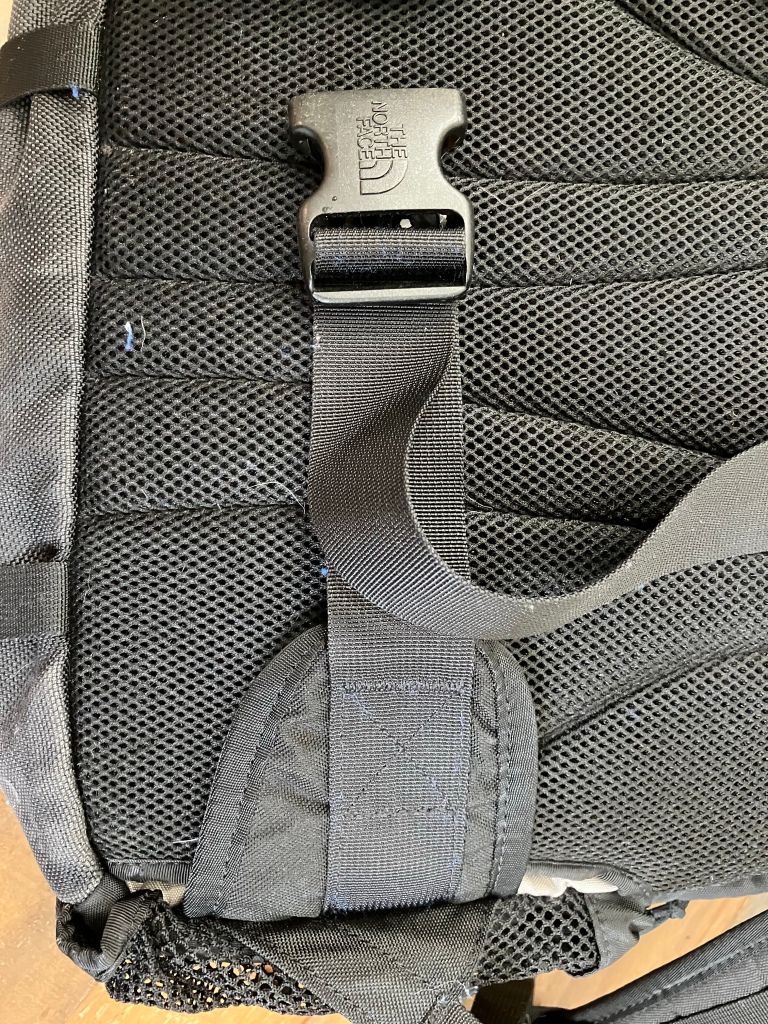 The North Face Recon backpack hip belt