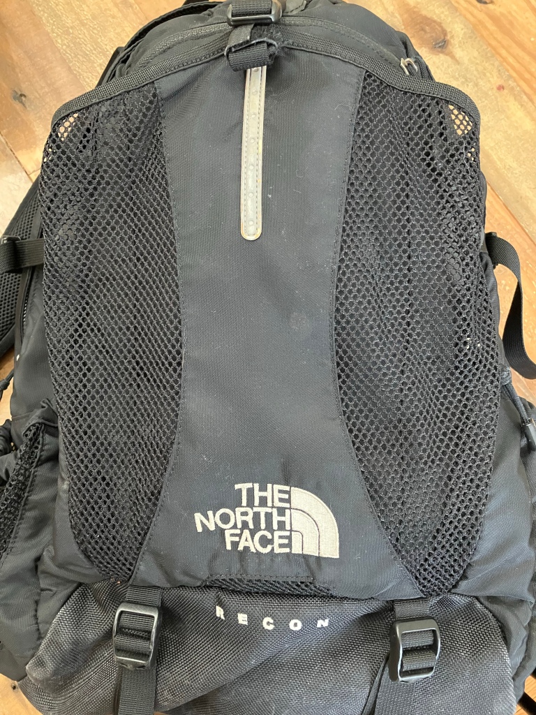 The North Face Recon backpack outer mesh